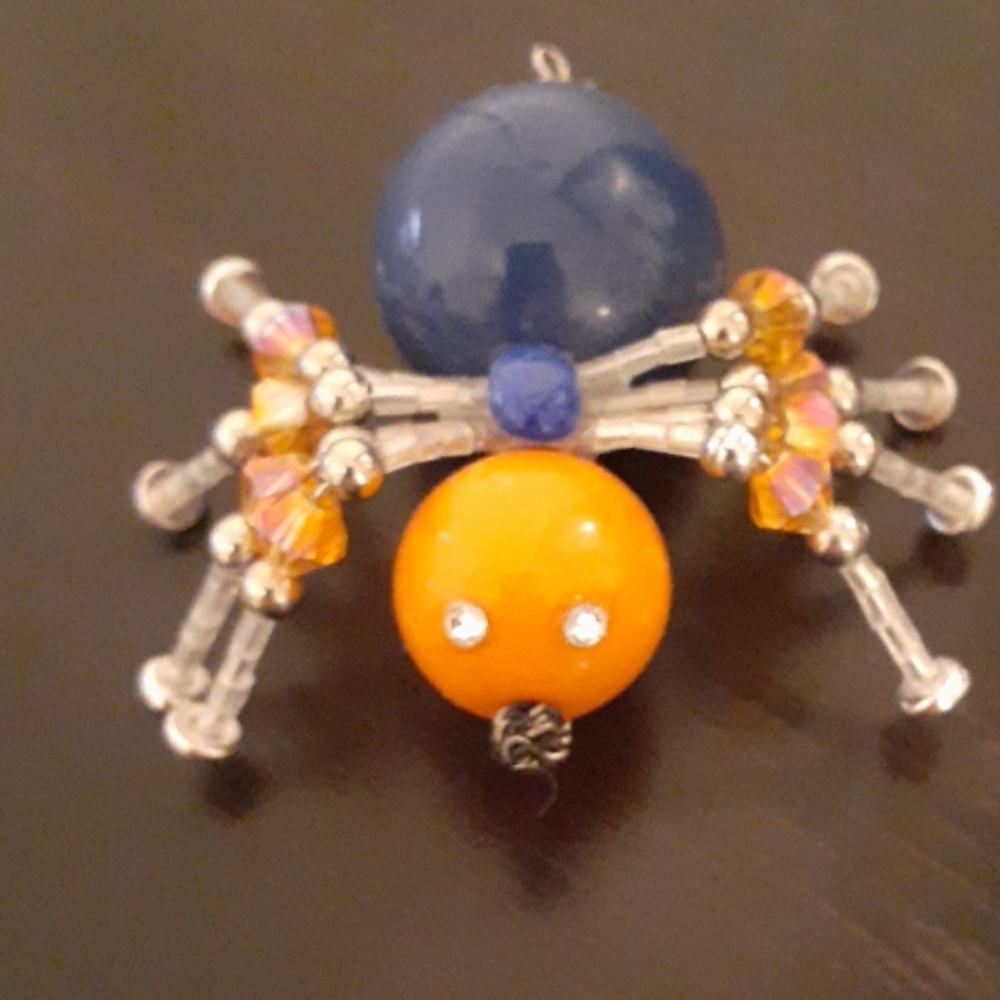 Denver Bronco Spider Handmade